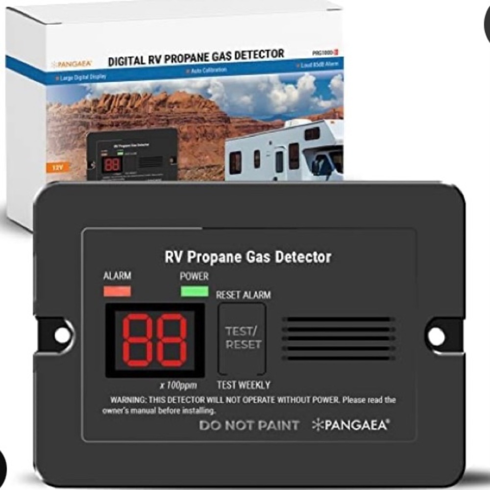 NWT Digital RV Propane Gas Detector-PRG1000-B SURFACE MOUNT